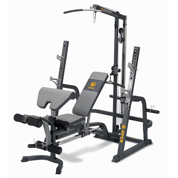 Apex bench discount and squat rack