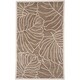 preview thumbnail 2 of 6, Hand-Tufted Spirit Leaf-Print New Zealand Wool Area Rug - 5' x 8'