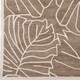 preview thumbnail 4 of 6, Hand-Tufted Spirit Leaf-Print New Zealand Wool Area Rug - 5' x 8'