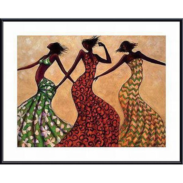 Shop Monica Stewart 'Rhythm' Framed Art Print Overstock 4401973