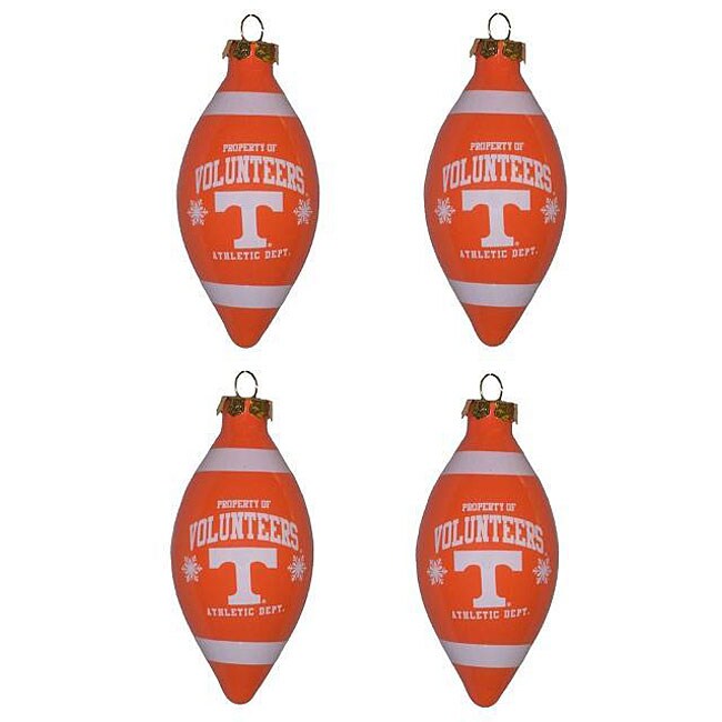 Tennessee Volunteers 4-piece Teardrop Ornament Set