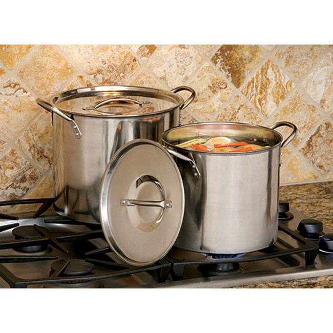 Stainless Stockpots (Set of 2)