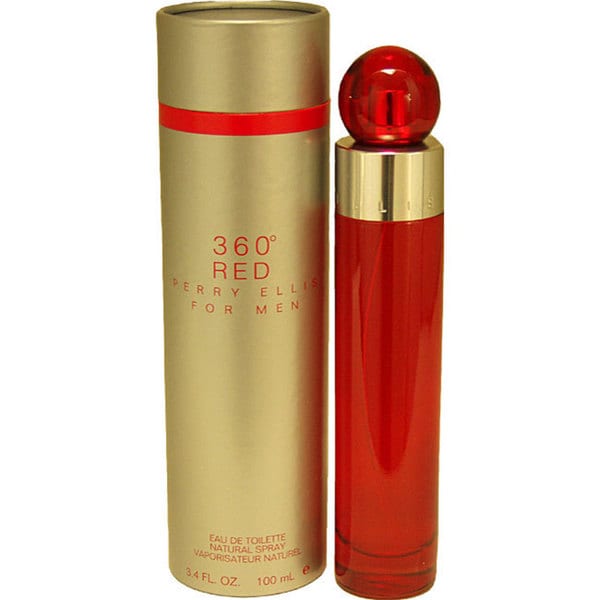 Shop Perry Ellis 360 Red Men's 3.4-ounce Eau de Toilette Spray - Free ...