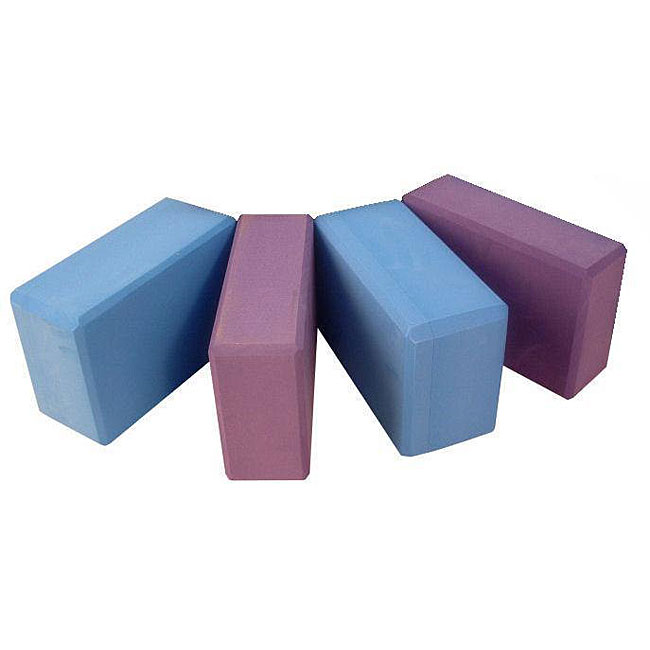 Yoga 4-inch Foam Block - 12364615 - Overstock.com Shopping - Great ...