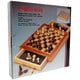 Elegant Inlaid Wood Chess Set - Thumbnail 1