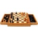 Elegant Inlaid Wood Chess Set - Thumbnail 3