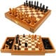 Elegant Inlaid Wood Chess Set - Thumbnail 2
