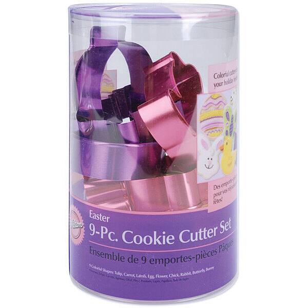 Wilton Colored Metal 'Easter' Cookie Cutters (Pack of 9) Bed Bath