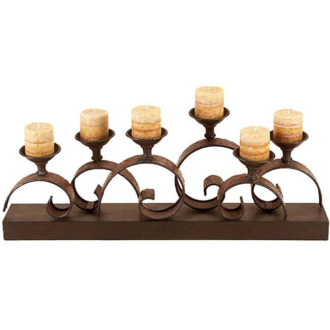 Tabletop Deluxe Metal Candle Holder