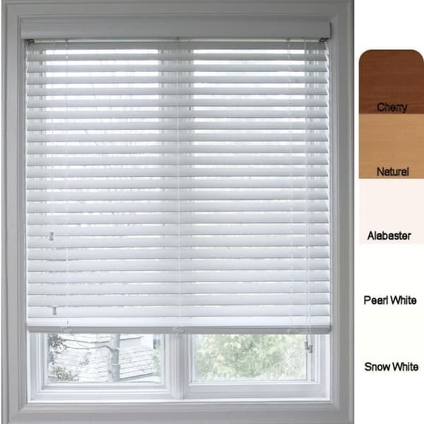 Arlo Blinds Customized Faux Wood 27-inch Width Window Blinds