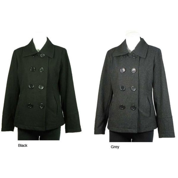 New Women Designs Women's Wool Blend Peacoat Coats