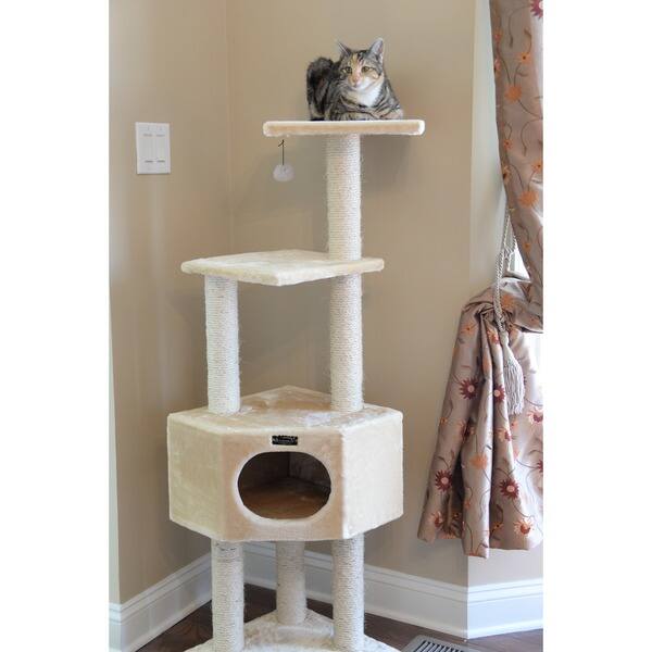 Shop Armarkat Cat Tree Pet Furniture Condo On Sale Overstock 4413792