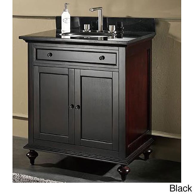 Avanity Merlot 36 inch Single Vanity In Espresso Finish With Sink And Top