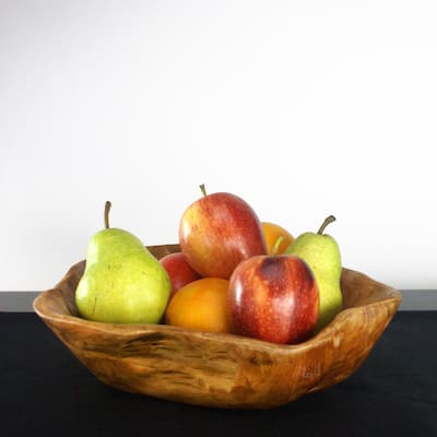 Handmade Enrico Rootworks Extra Large Flat Cut Root Bowl (China)