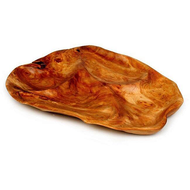 Handmade Enrico Rootworks Small Compartment Platter (China)