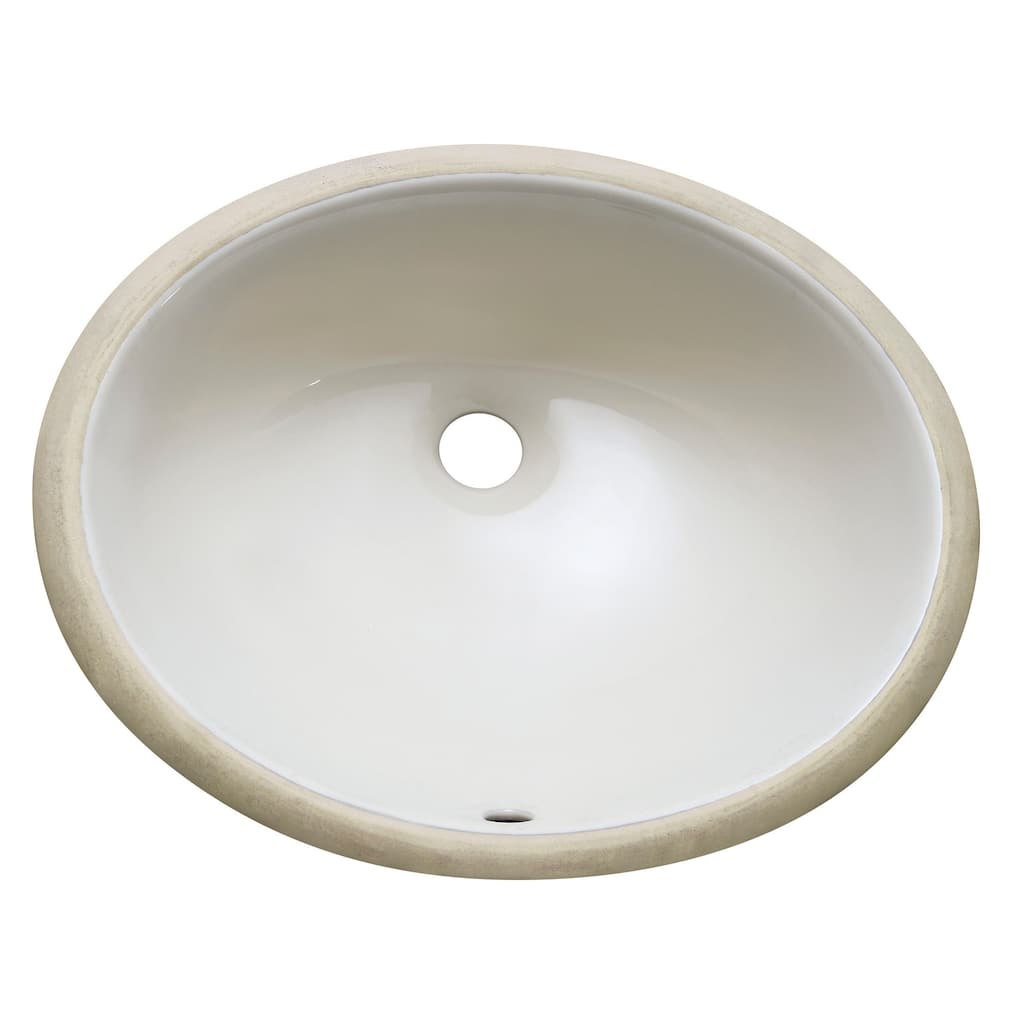 Avanity Undermount Vitreous 18-inch China Sink in Linen Color - 18.1"W x 7.9"D