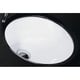 preview thumbnail 2 of 0, Avanity Undermount 18-inch White Oval Vitreous China Sink - 18.1"W x 7.9"D