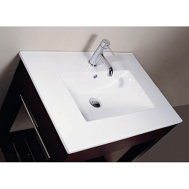 Avanity 25 in. Vitreous China Top with Integrated Bowl - 25"W x 22"L