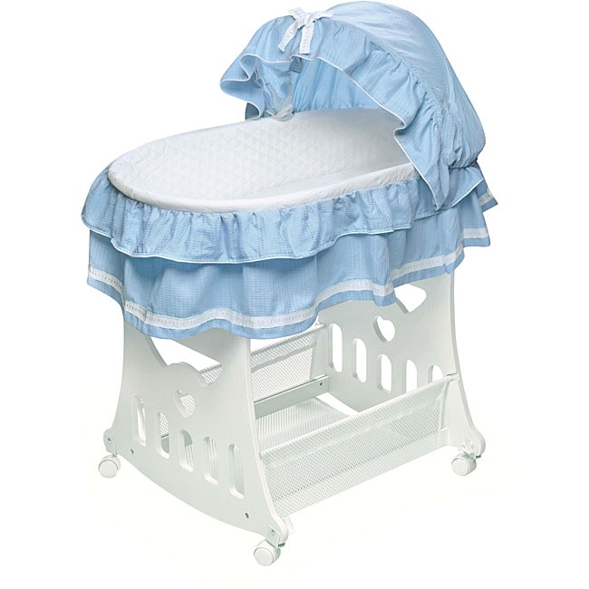 Shop Portable 2 In 1 Bassinet And Cradle With Toy Box Base Free Shipping Today