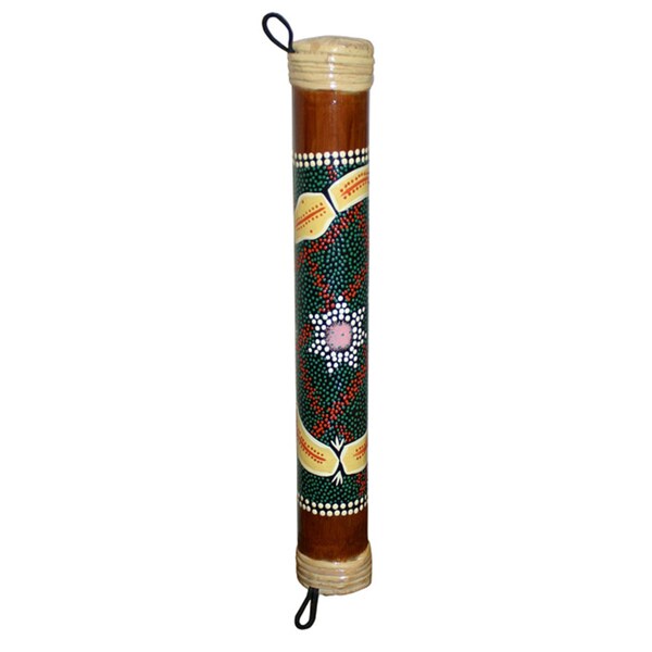 Shop Handmade Handpainted 16inch Bamboo Rainstick (Indonesia) Free