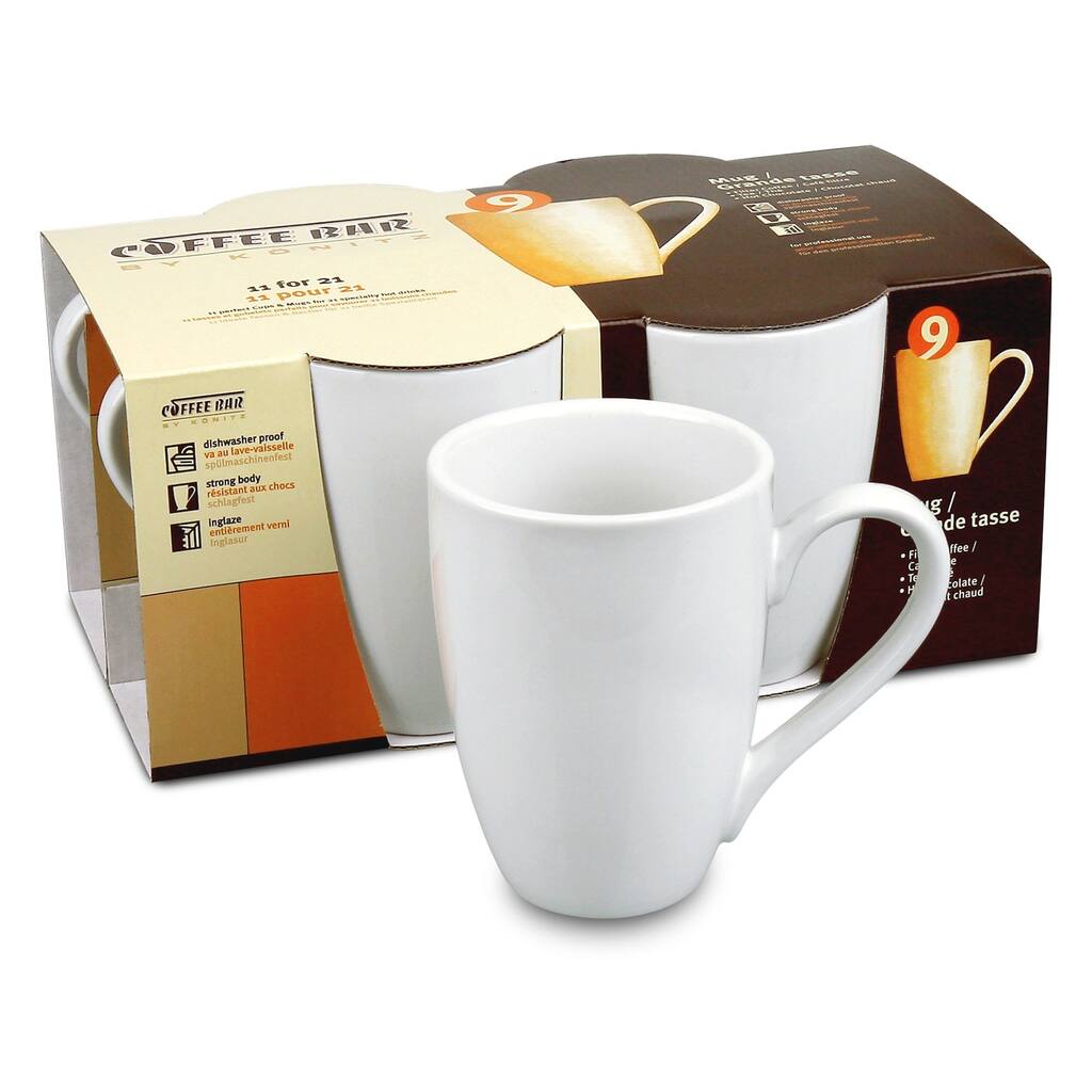 Konitz Coffee Bar 10-ounce Mugs (Set of 4)