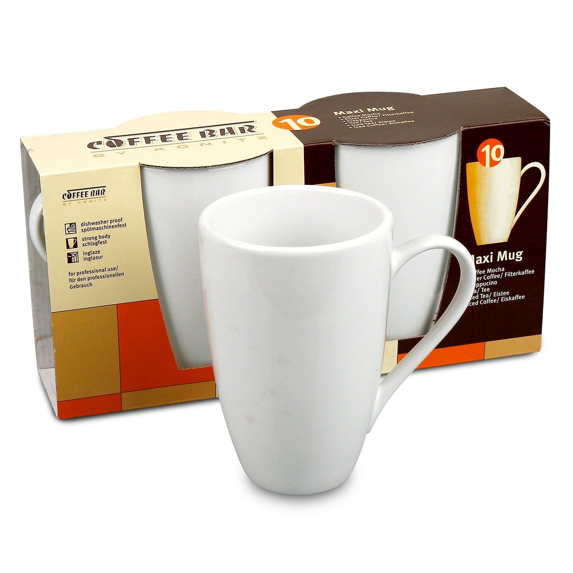 Konitz Coffee Bar 13 oz Maxi Mugs (set Of 2)