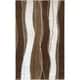 preview thumbnail 2 of 2, Hand-knotted Contemporary Brown/White Stripe Karur New Zealand Wool Area Rug - 5' x 8' - 5' x 8'