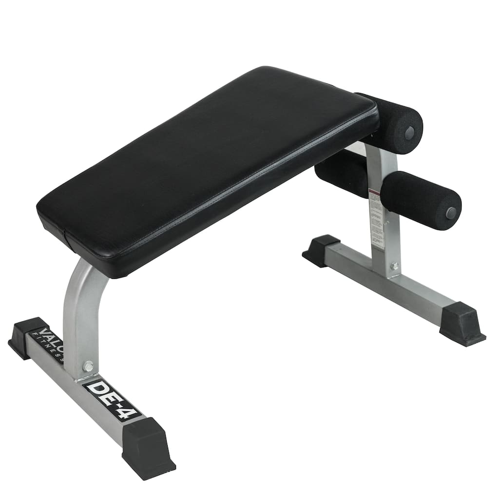 Valor Fitness DE-4 Sit Up Bench and Ab Board to Perform Decline Sit Ups, Crunches, and Other Core and Abdominal Exercises
