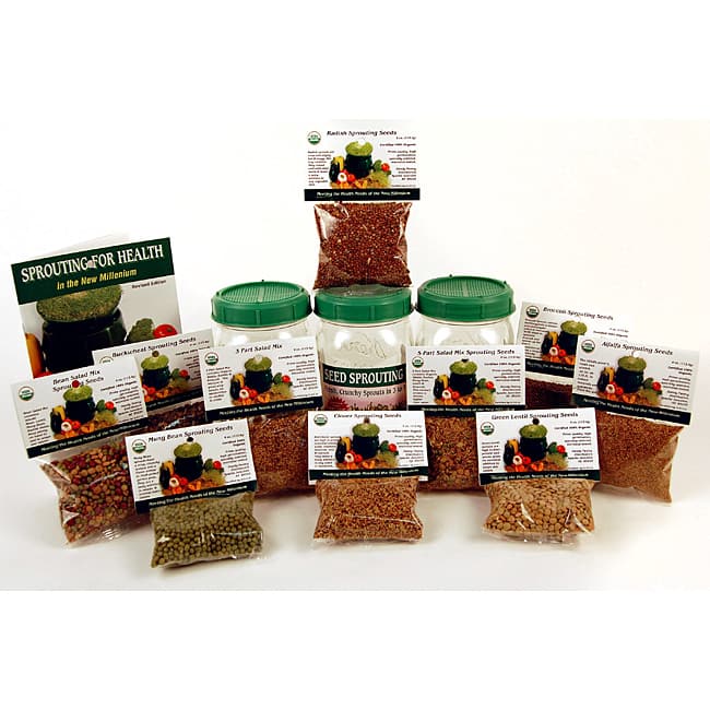 Living Whole Foods Sprouting Kit (Set of 3)