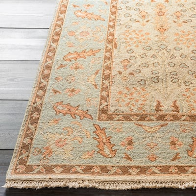 Transitional Hand-Knotted Legacy New Zealand Wool Area Rug - 10' x 14' - 10' x 14'