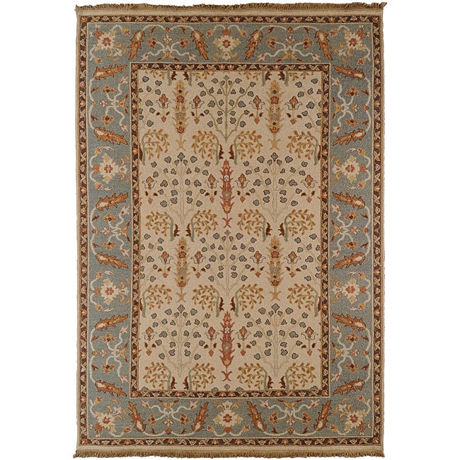 Transitional Hand knotted Legacy New Zealand Wool Rug (10 X 14)