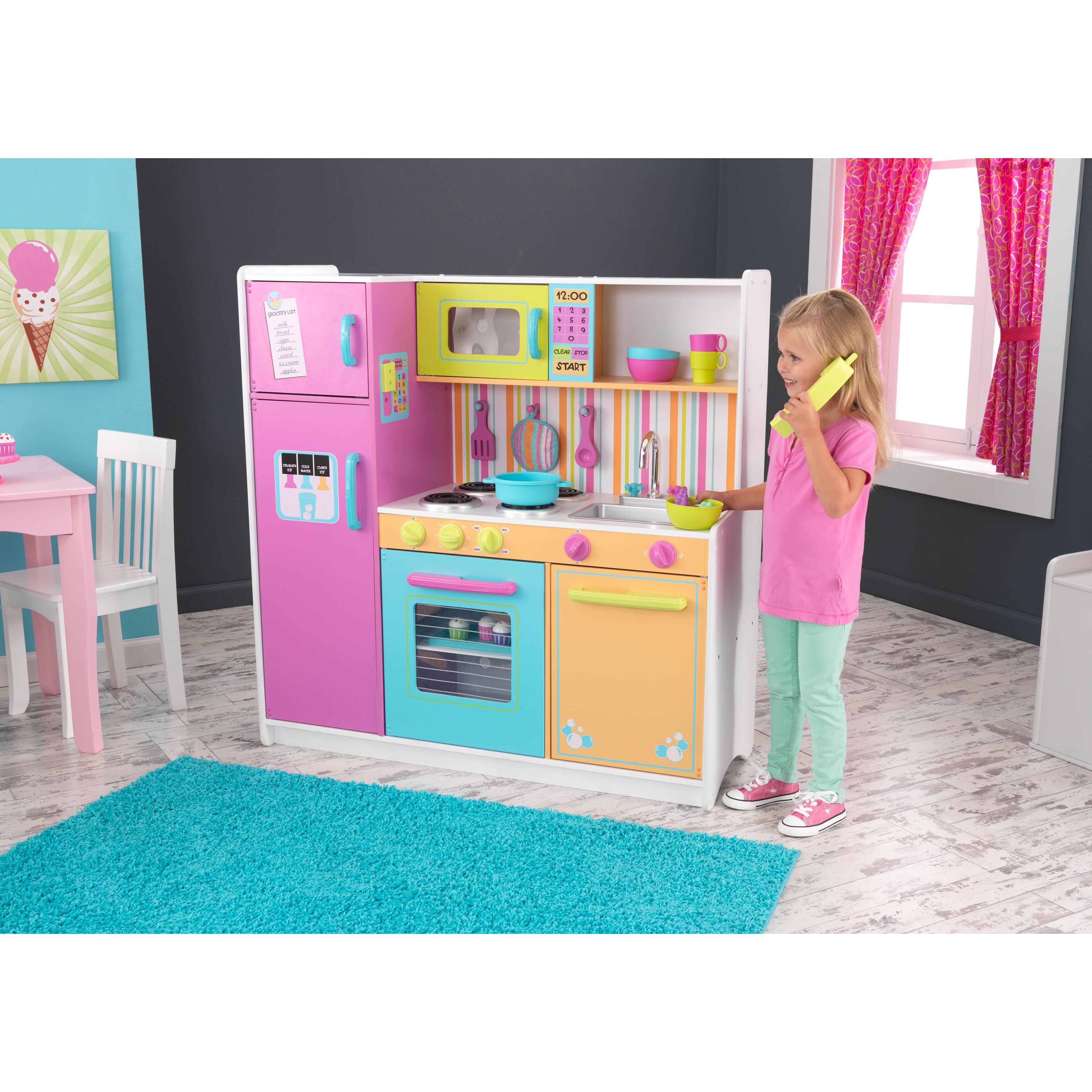 102//244012 Kitchen for children big and bright Deluxe-royal