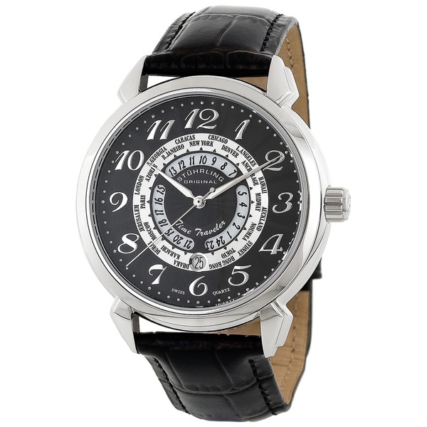 Stuhrling Original Men's Time Traveler Water-Resistant  