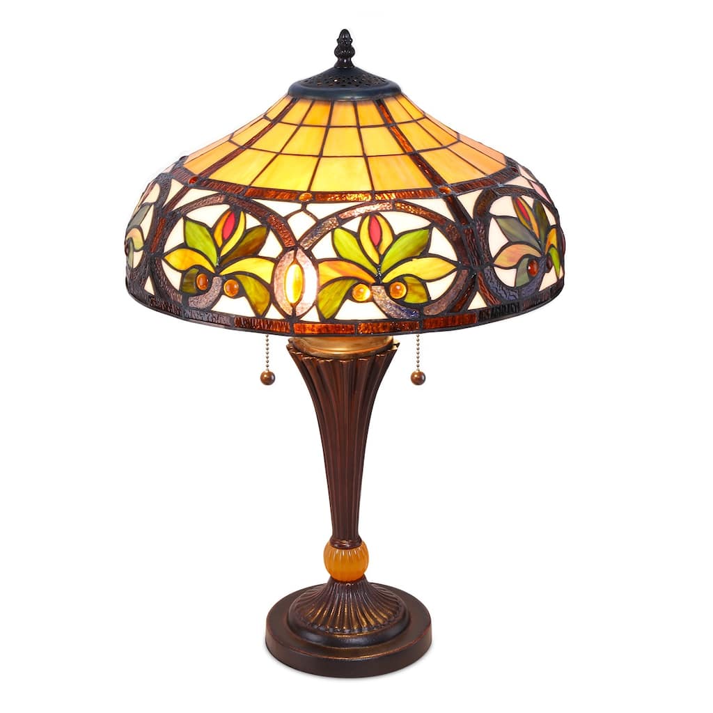 Tiffany-style Sunrise Table Lamp