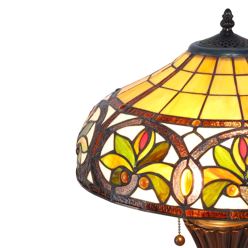 Tiffany-style Sunrise Table Lamp