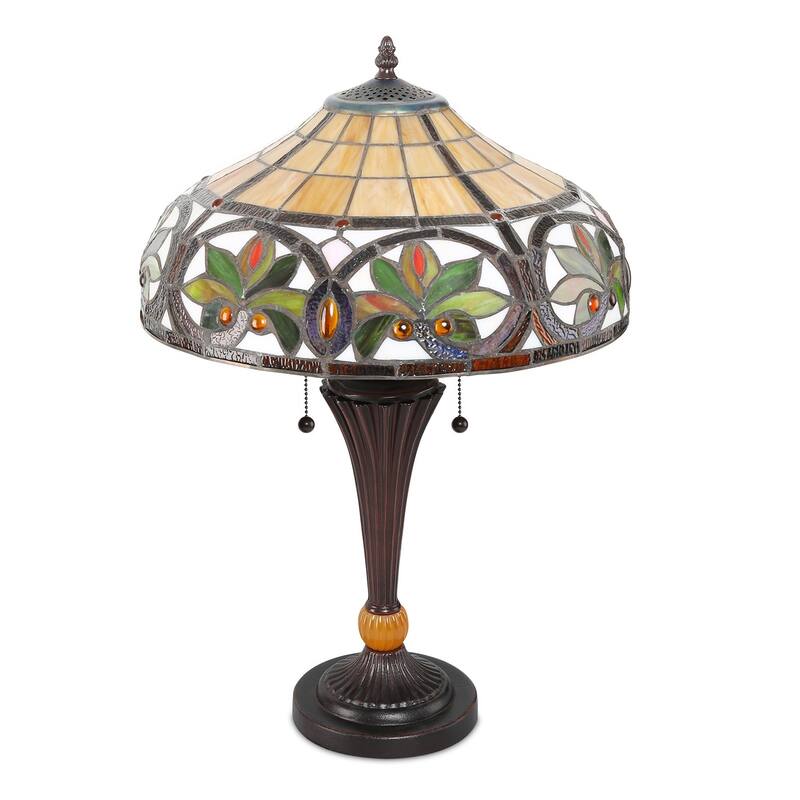 Tiffany-style Sunrise Table Lamp