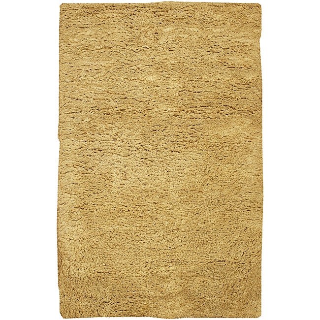 Hand woven Plush Shag Wool Rug (4 X 10)