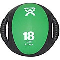 Cando 18-pound Dual-handle Green Medicine Ball
