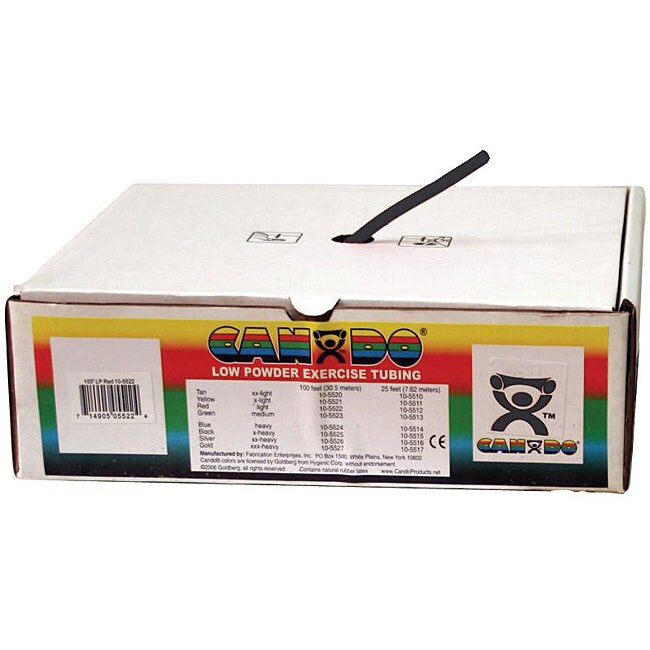 Cando 100-foot Black X-heavy Exercise Tubing - 105525