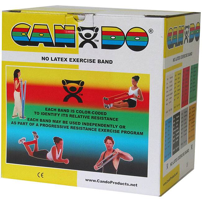 Cando No-latex 50-yard Yellow X-light Exercise Band