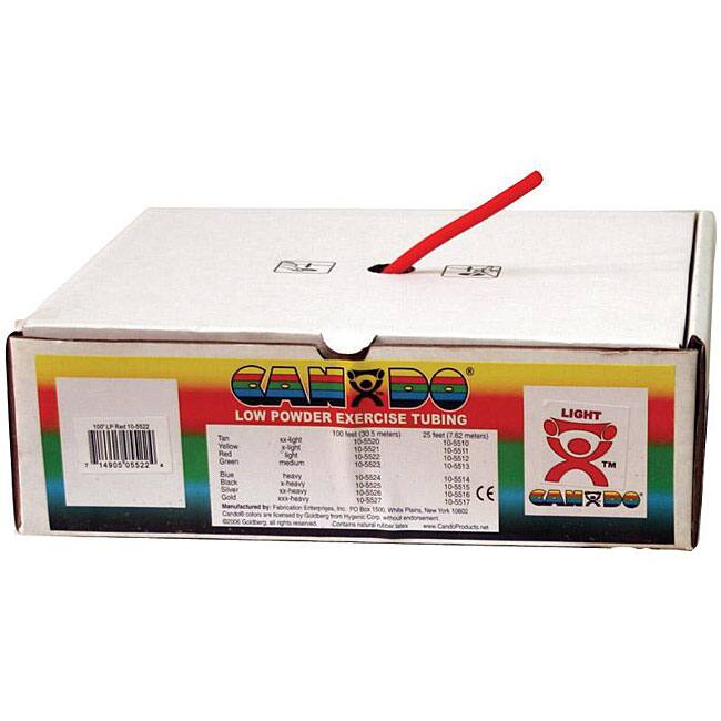Cando 100-foot Red Light Exercise Tubing