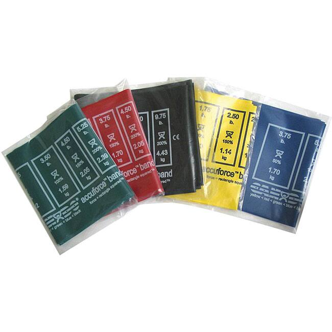 Cando AccuForce 4-foot X-light Yellow Exercise Bands (Box of 40)