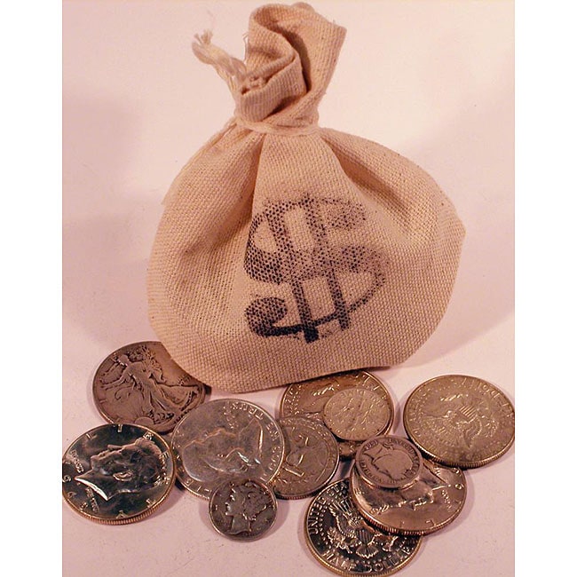 bag of us coins