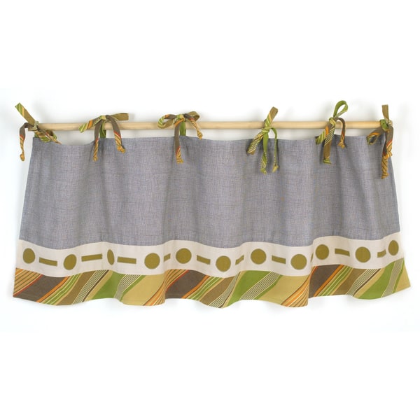 slide 1 of 1, Cotton Tale Elephant Brigade Curtain Valance