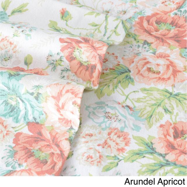 Laura Ashley Cotton Flannel-Soft-Deep Pocket-Sheet & Pillowcase Set