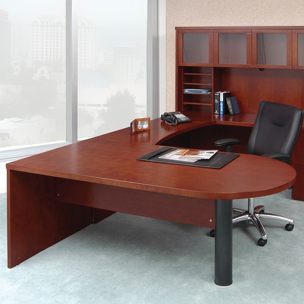 Mayline Mira Series 72-inch Peninsula Desk