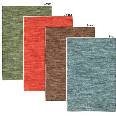 Artist's Loom Handmade Flatweave Casual Reversible Natural Eco-friendly Cotton Rug (7'9x10'6)