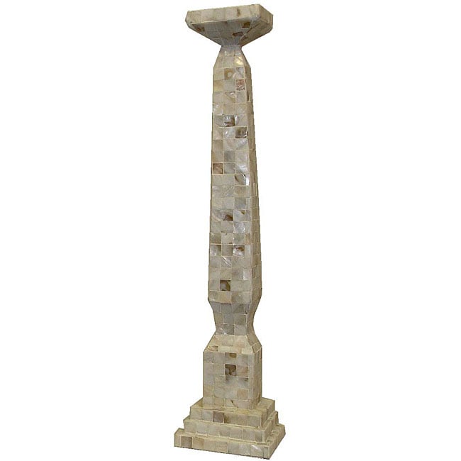 Mother Of Pearl 24 inch Candle Stand