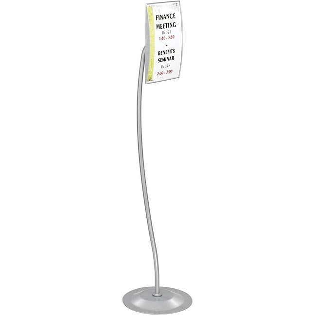 Safco Customizable Rectangular Sign On Stand