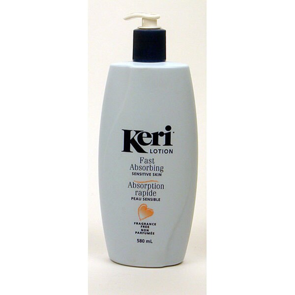 Keri Fast absorbing Sensitive Skin 15 oz Lotions (Pack of 3